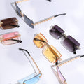 Square Allure Genesis Decorative Legged Sunglasses
