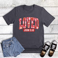 Valentine Faith Love Brushstroke Graphic Tee