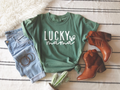 Lucky Mama, St. Patrick's Day Graphic Tee, Trendy Apparel