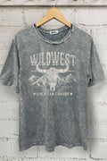 Wild West American Cowboy Graphic Oversized Tshirts