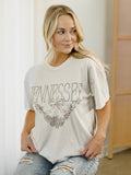 Tennessee Swag White Thrifted Graphic Tee