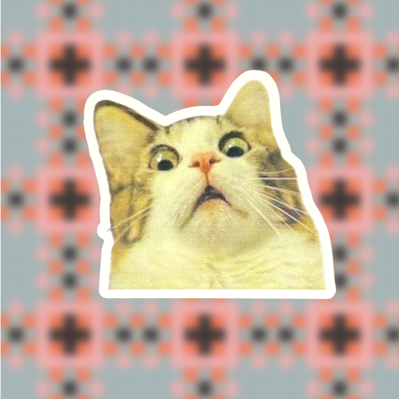 Scaredy Cat Sticker