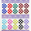 Checkered Car Coasters, Summer, Game Day, Car Coasters