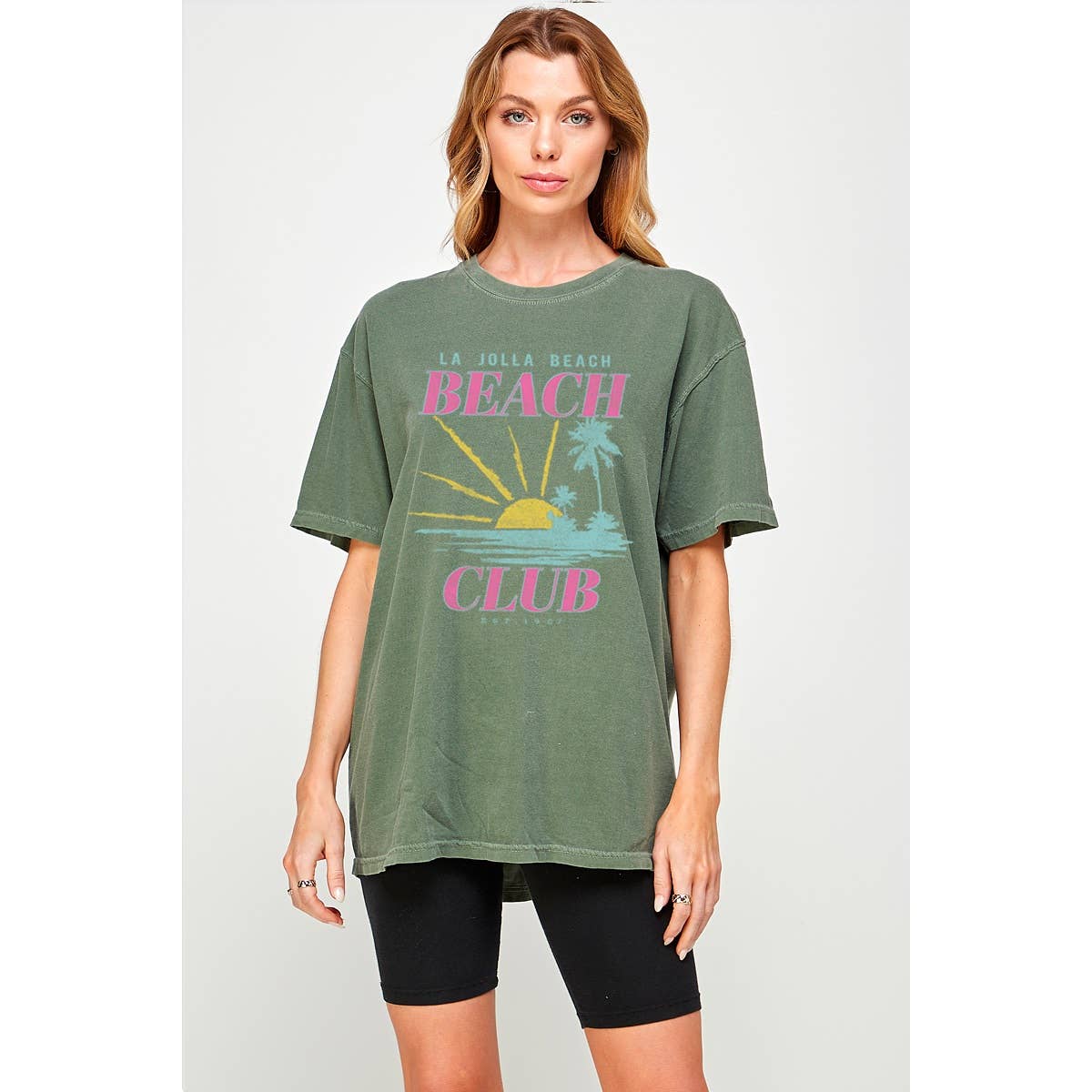 La Jolla Beach Club Oversized Tee