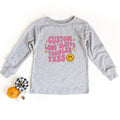 Custom Print Toddler Long Sleeve Tee - Name Location Logo