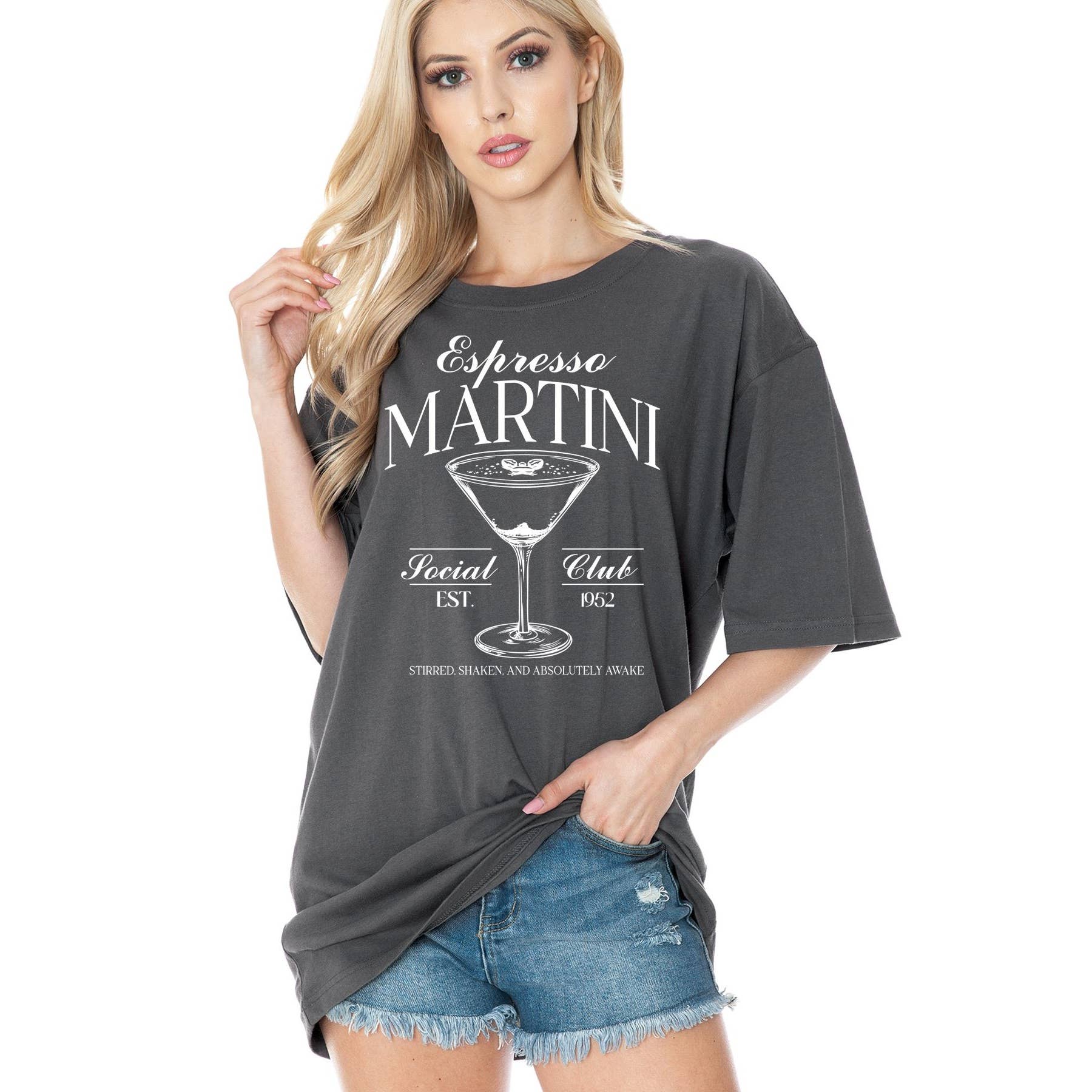 Espresso Martini Oversized Unisex T Shirt