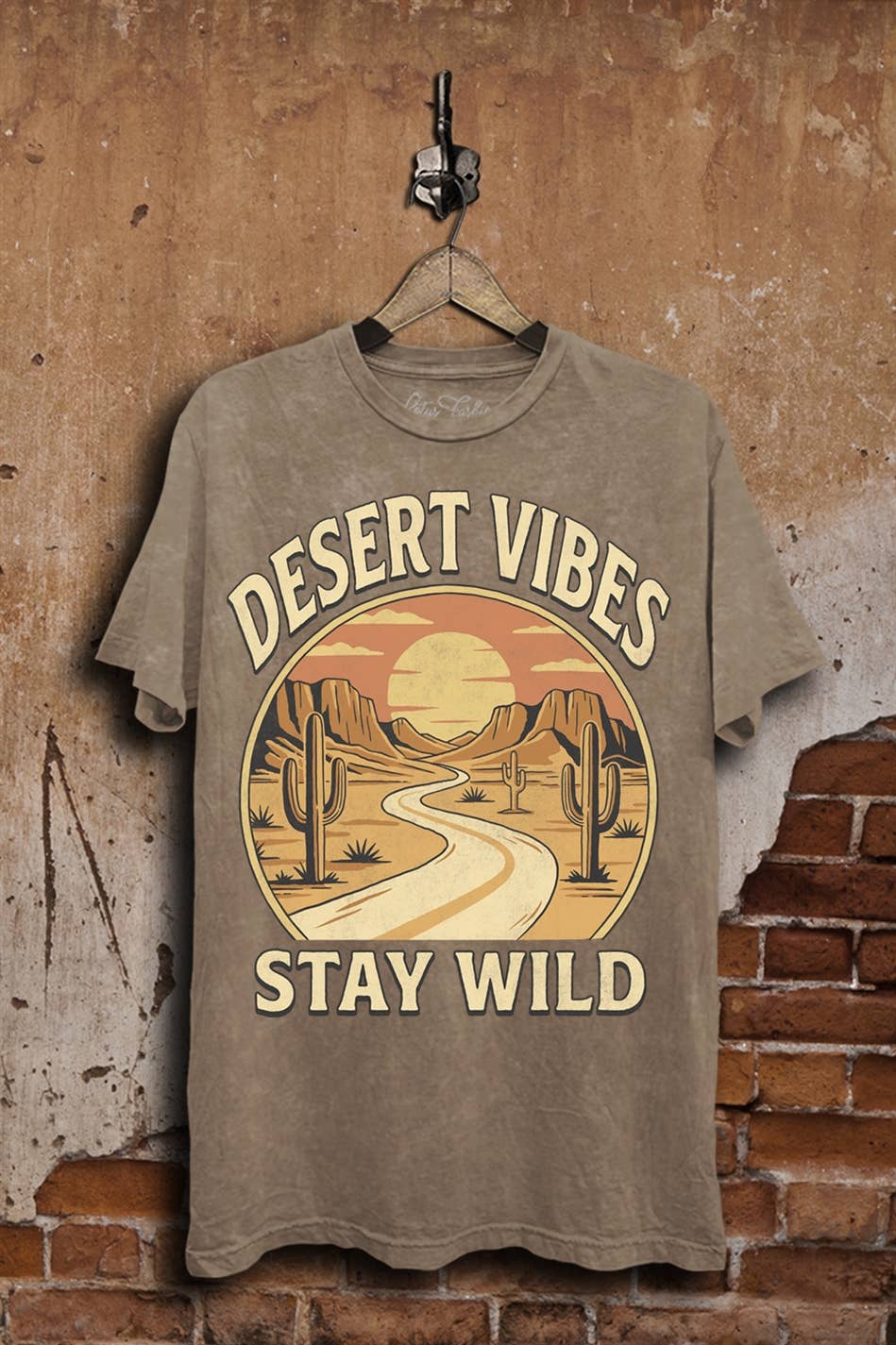Desert Vibes Stay Wild Graphic Top