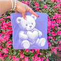 Halftone Heart Teddy Bear Tee