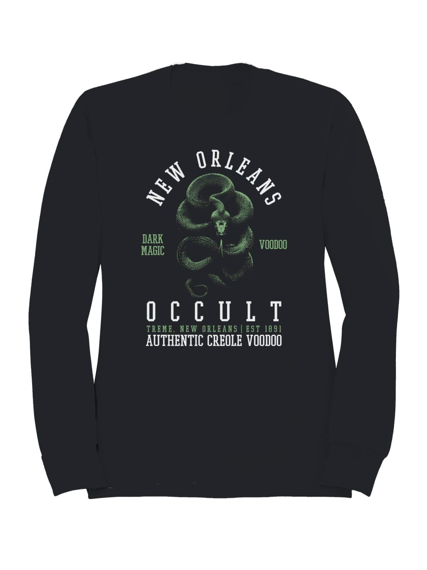 New Orleans Occult Creole Voodoo Men's Sweatshirt