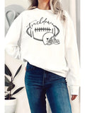 Touchdown Football Helmet Graphic Terry Sweatshirts