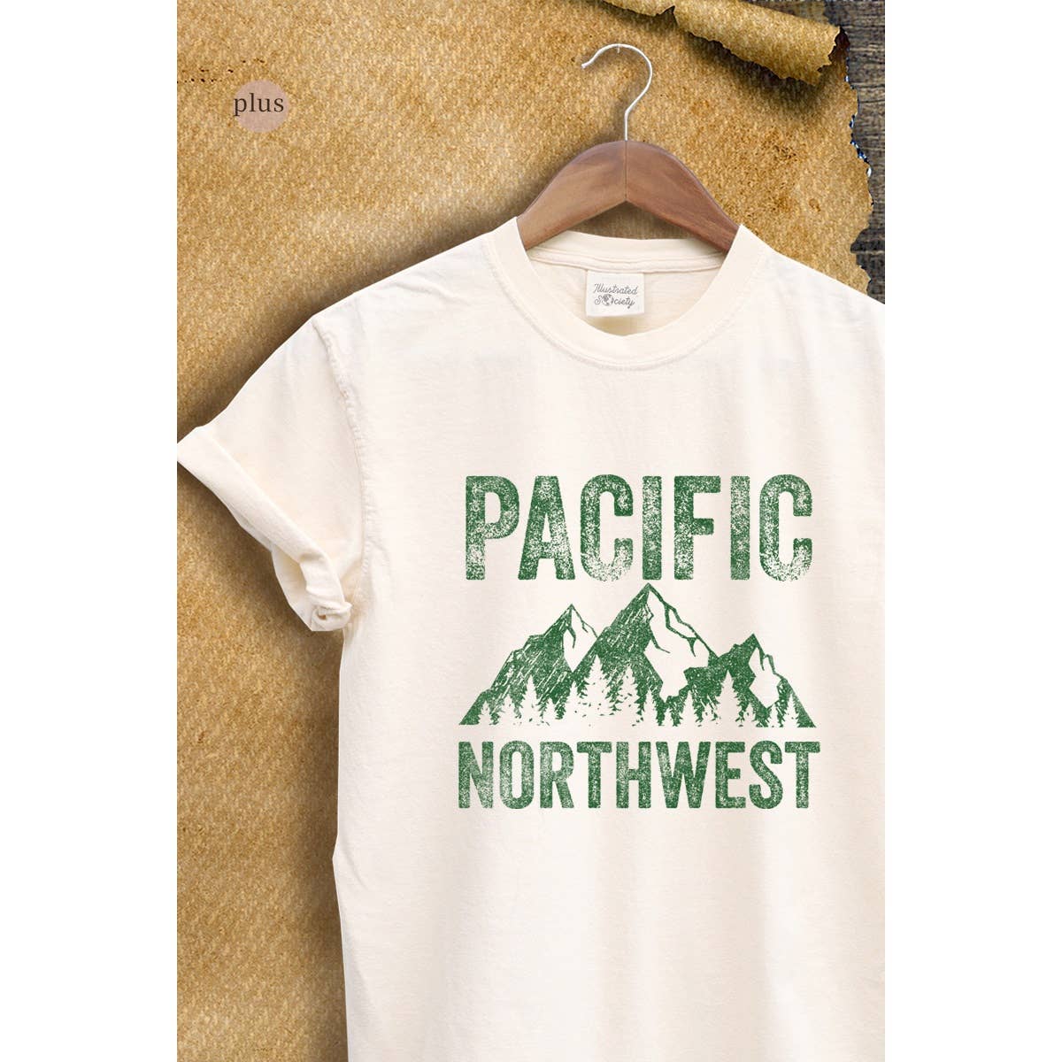 Pacific Northwest Vintage Graphic Plus Tee