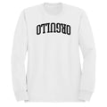 Bold Arched Text Design Men's Sweatshirt