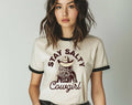 Stay Salty Cowgirl - Western Graphic Tee Ringer Shirt