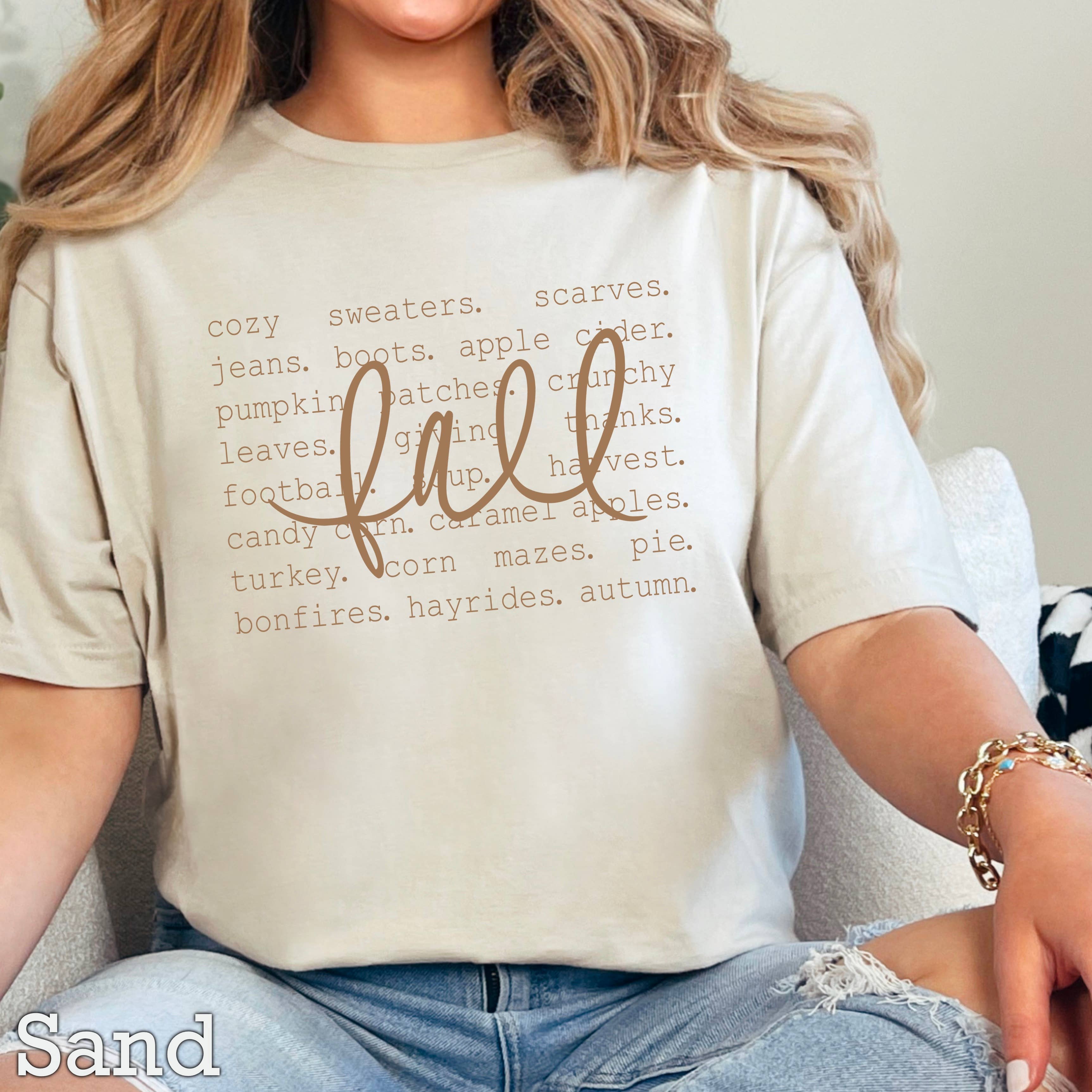 Fall Things  Fall Women’S Graphic Tee | Gildan