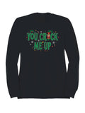 Festive Nutcracker Humor Design Women's Sweatshirt