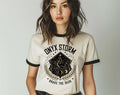 Onyx Storm -  Fourth Wing Book Inspired Ringer T-Shirt