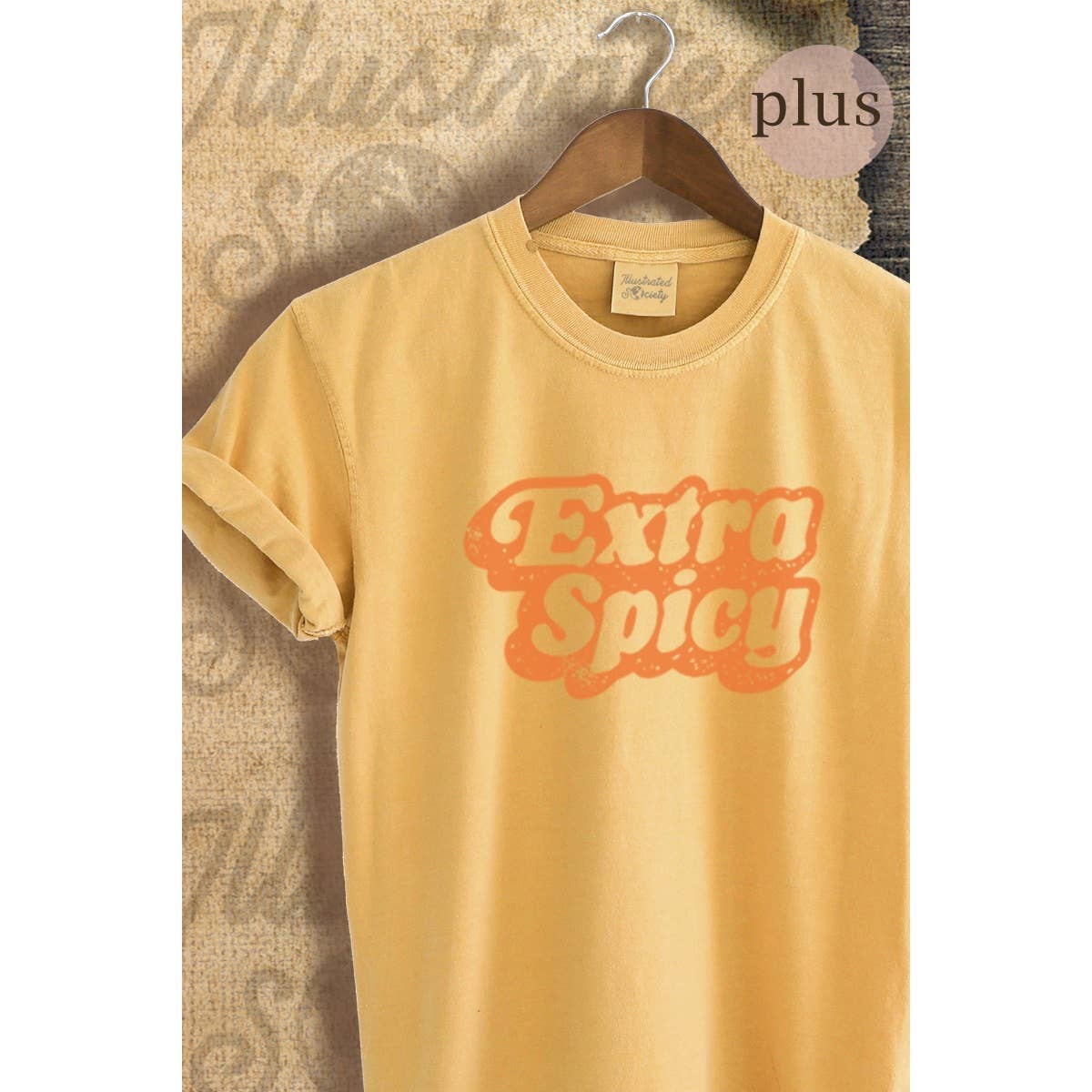 Extra Spicy Season Vintage Graphic Plus Tee