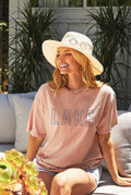 Lake Mineral Washed Graphic Top
