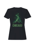 Chicago Skyline with Cosmic Splash Women's T-Shirt