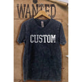 Custom State  Vintage  Mineral Wash  Graphic  Tee