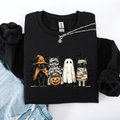 Black Cats Pumpkin, Ghost Halloween, Gothic Mama, Sweatshirt