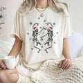 Dancing Skeletons, Christmas, Winter, Snowflakes, T-Shirt