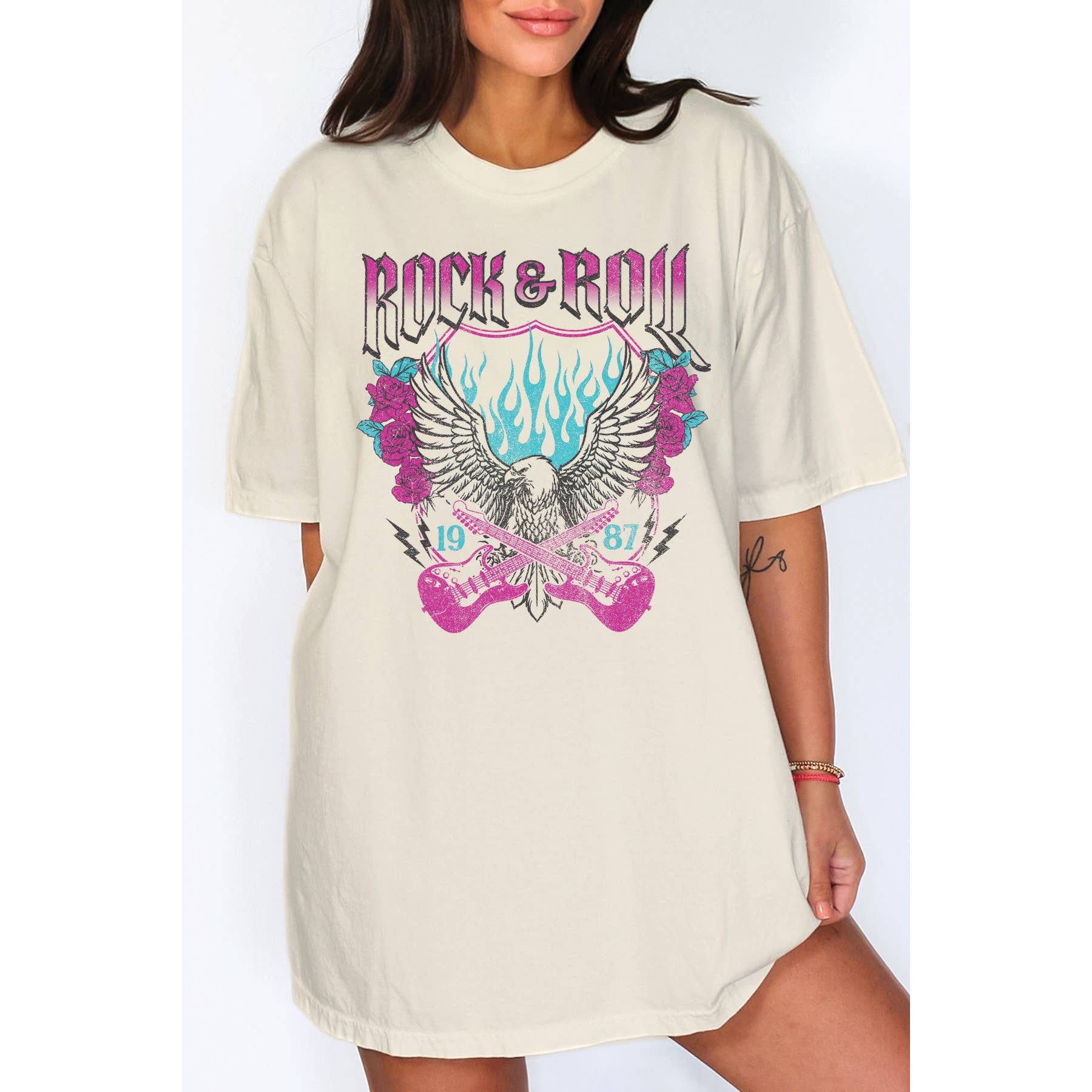 Unisex  Oversized - Rock N Roll