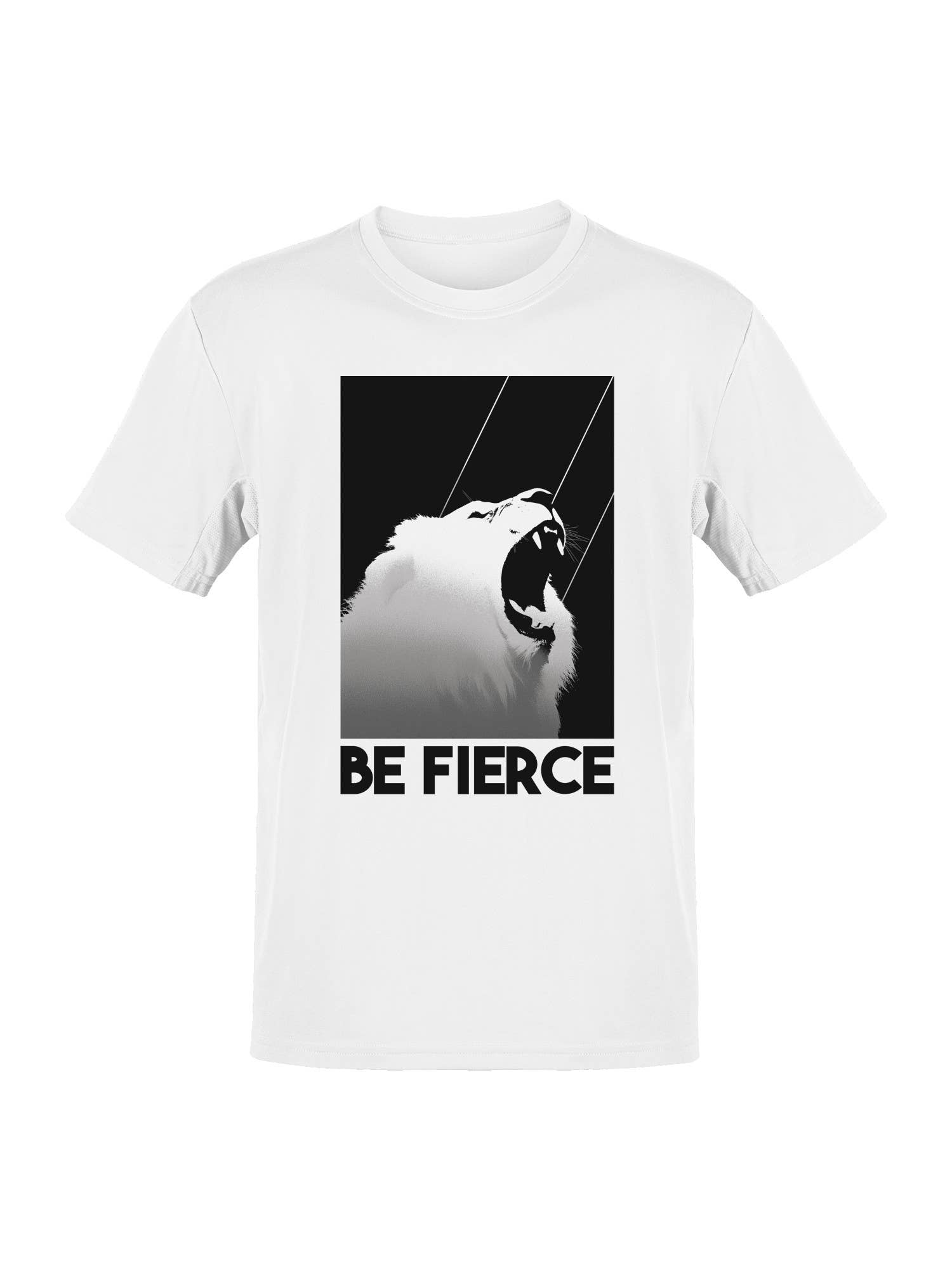 Fierce Lion Roar Motivation Men's T-Shirt