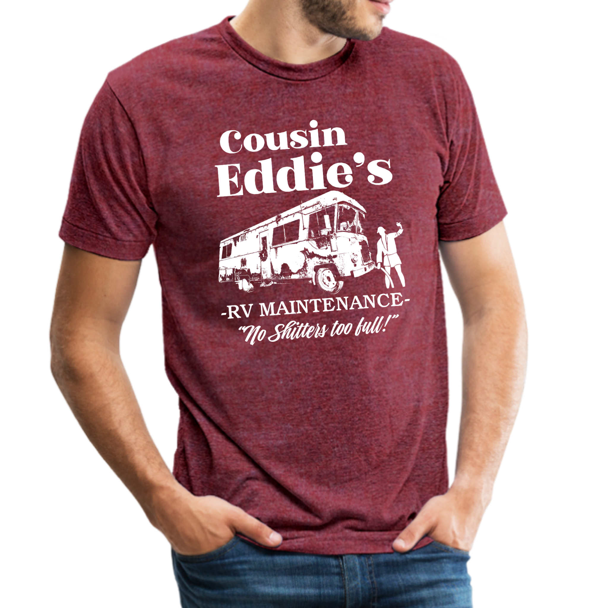 Cousin Eddie's Rv Heather Cardinal Clearance T-Shirt