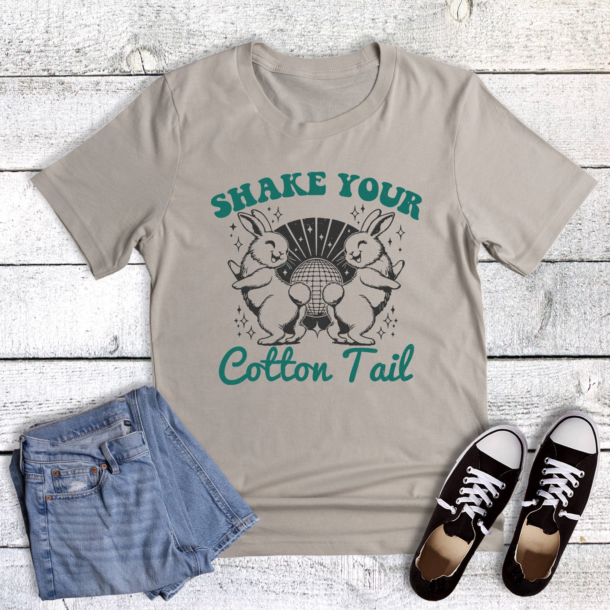 Easter Funny Shake Your Cotton Tail Graphic Tee