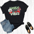 Christmas Holly Jolly Vibes Graphic Tee