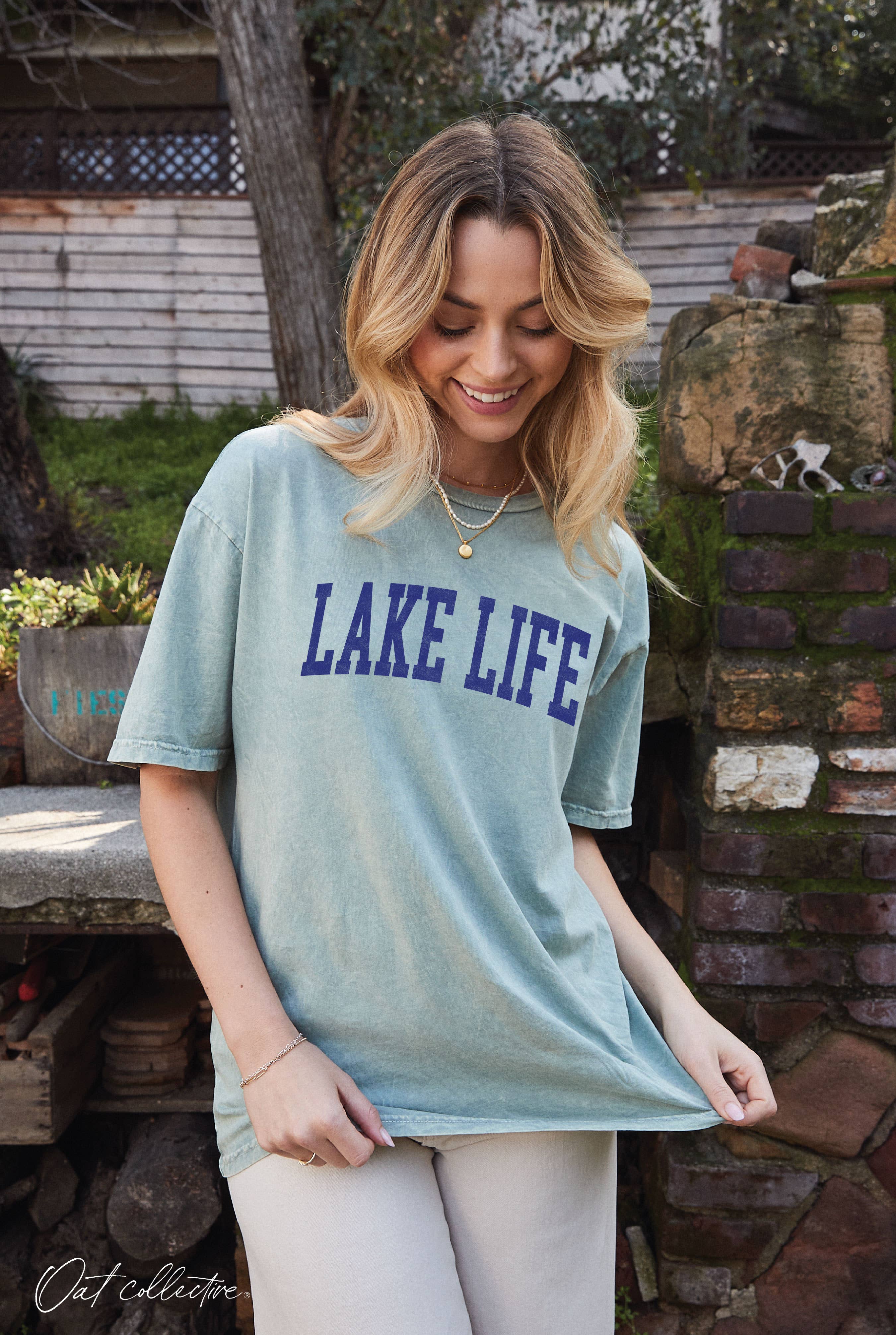 Lake Life Mineral Graphic Top