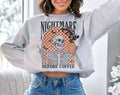 Nightmare Before Coffee Skeleton - Halloween Sweatshirt