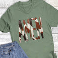 Faith Western Cow Print Amen Graphic Tee