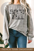 Howdy Y'all Boots Mineral Graphix Terry Sweatshirt
