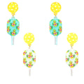 Pickleball and Paddle Summer Theme Post Earrings
