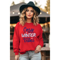 Cozy Winter Vibes  Vintage Graphic Oversizes Sweatshirts