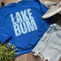 Teal Lake Bum Crewneck Sweatshirt