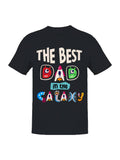 Best Dad Galaxy Graphic Men's T-Shirt