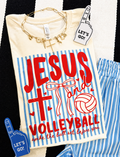 Jesus and Volleyball Tee