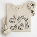Vintage Easter Bunnies, Rabbit Sweatshirt