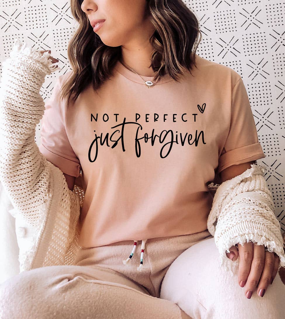 Not Perfect Just - Christian Easter Jesus God T-Shirt