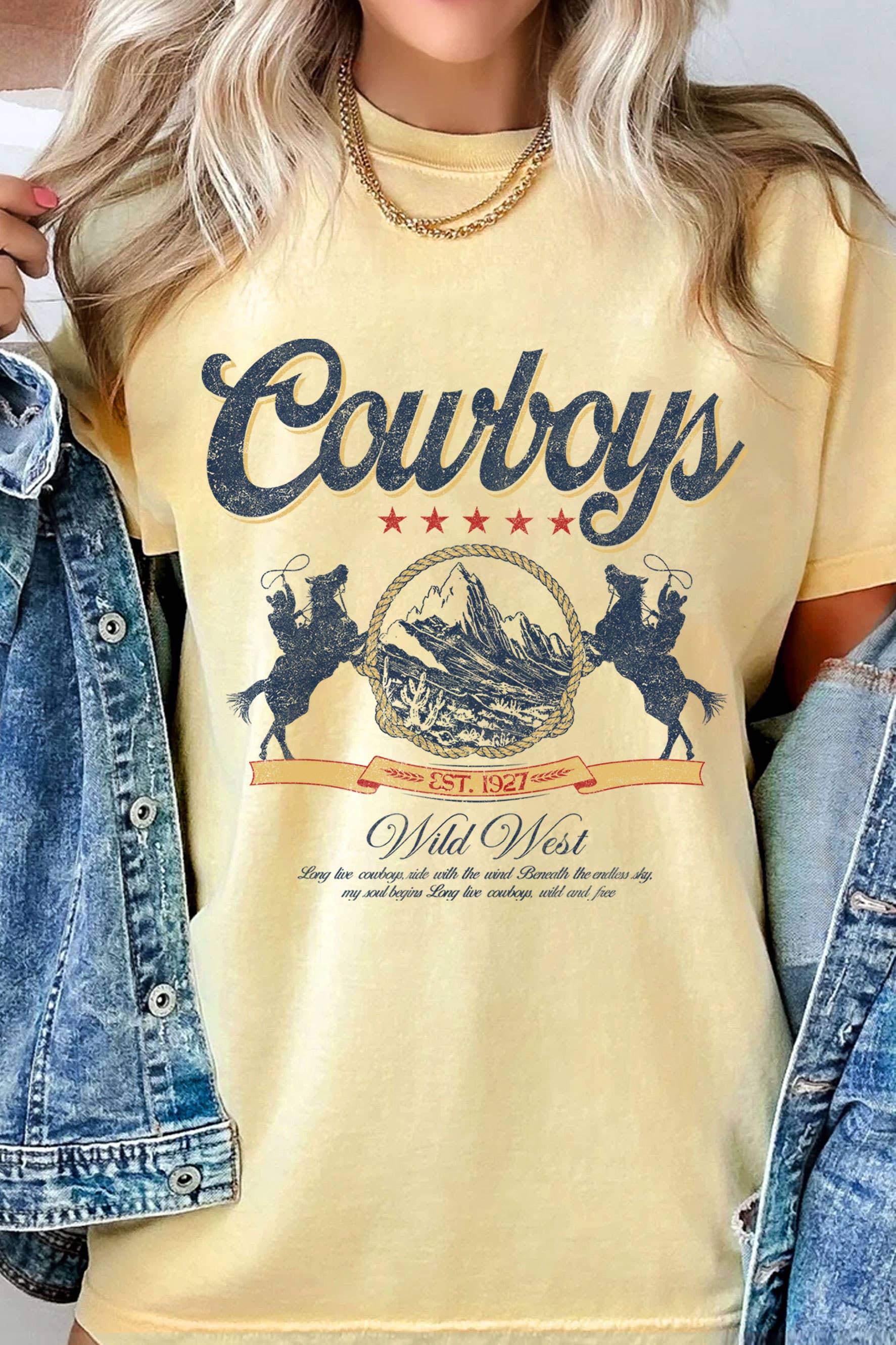 Cowboys Wild West Graphic Tshirts