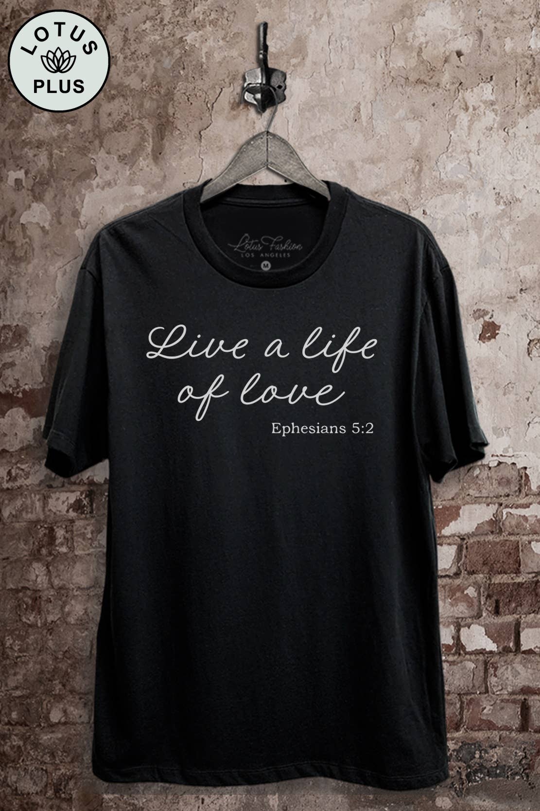 Live A Life of Love Graphic Top