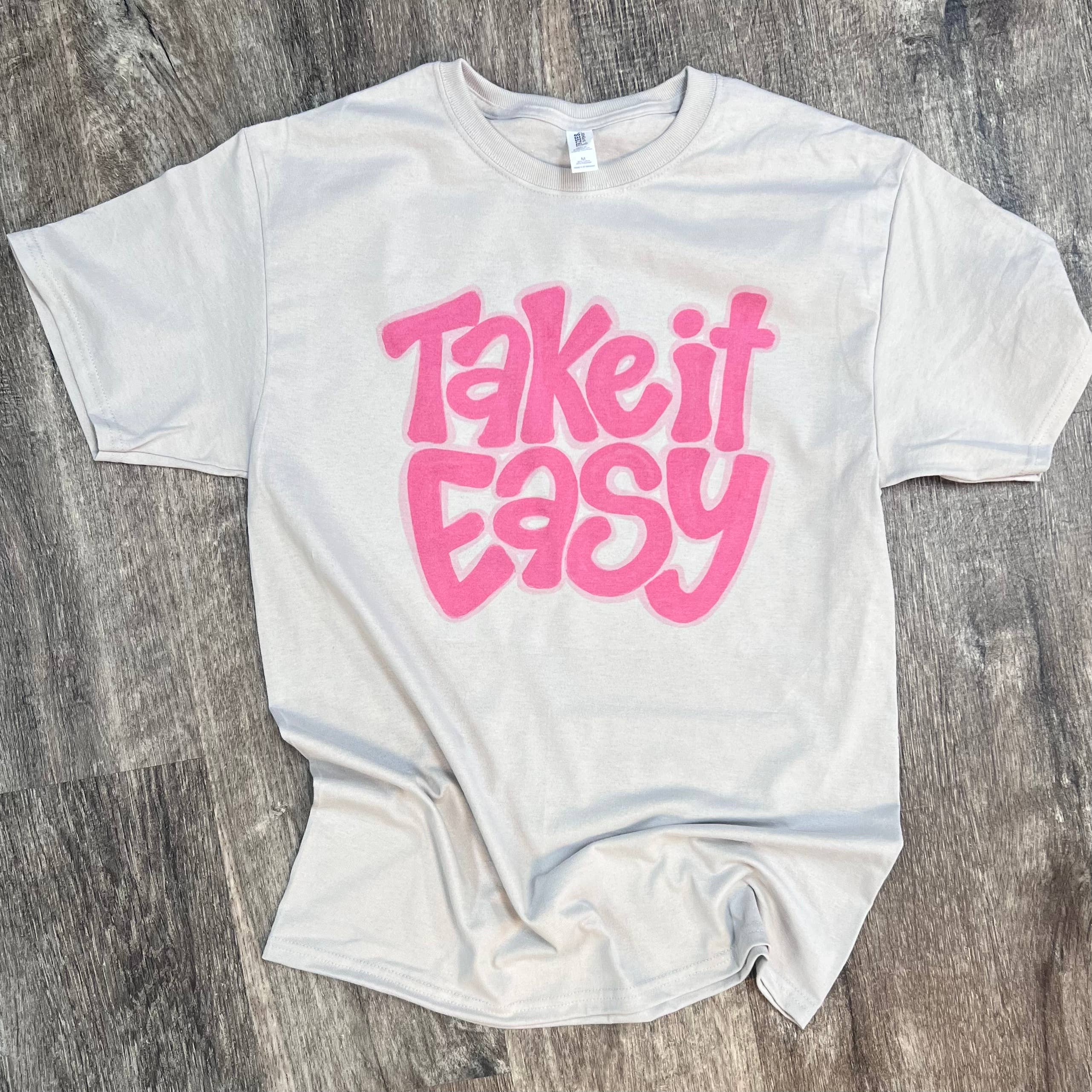 Take It Easy On Silver Tee