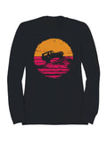 Retro Off-Road Adventure Design Men's Sweatshirt