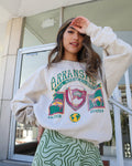 Arkansas Patch Sand Thrifted Graphic Sweatshirt