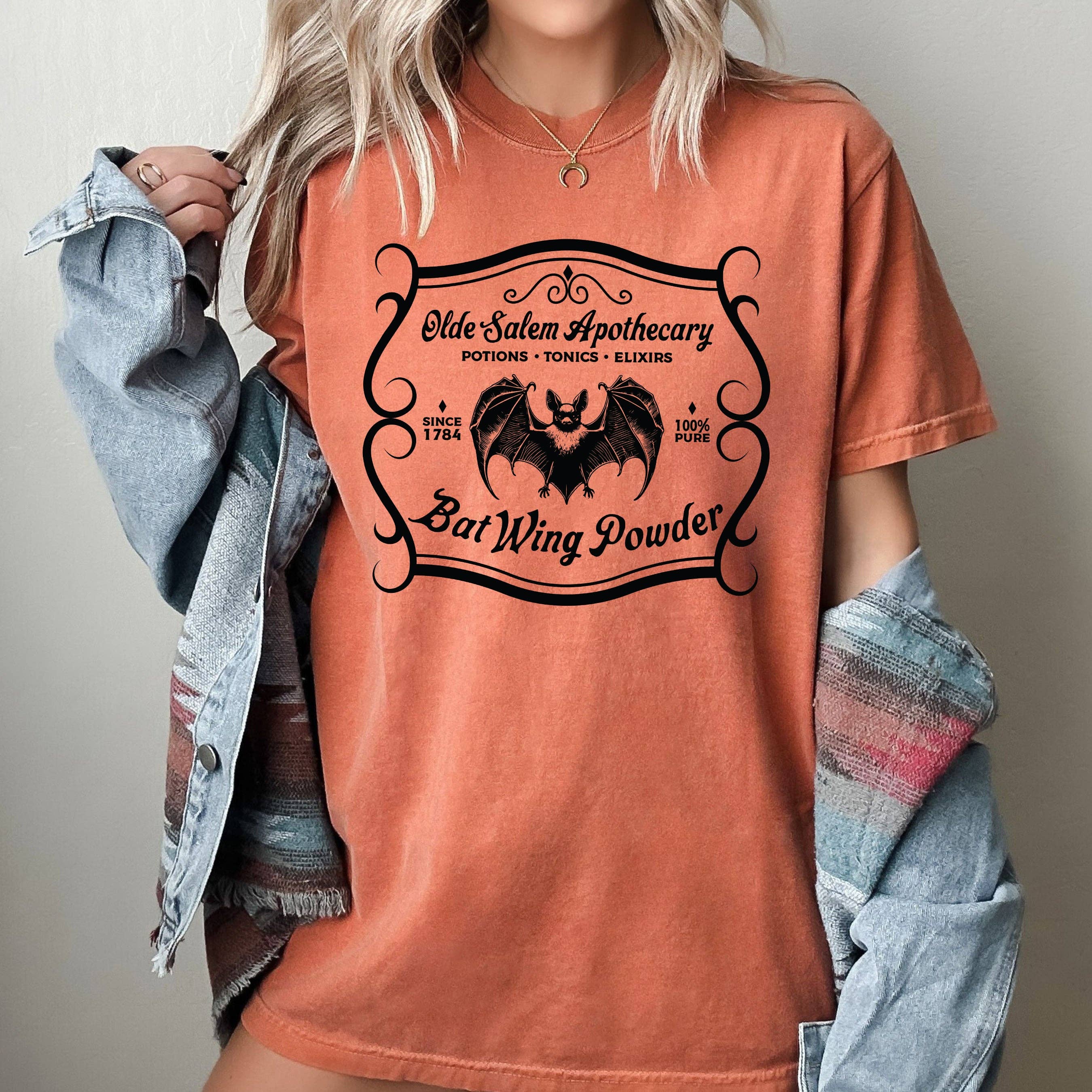 Olde Salem Apothecary, Vintage, Western, Halloween Tshirt