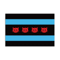 Chicago Flag Gary Sticker