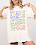 Vintage, Abstract Flowers, Boho Floral, Summer Vibes Shirt